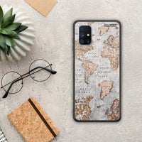 Thumbnail for World Map - Samsung Galaxy M51 θήκη