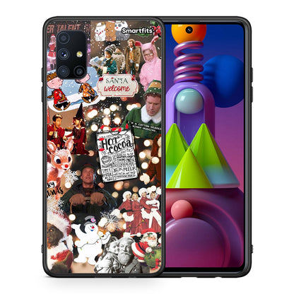 Θήκη Samsung Galaxy M51 Xmas Movies από τη Smartfits με σχέδιο στο πίσω μέρος και μαύρο περίβλημα | Samsung Galaxy M51 Xmas Movies case with colorful back and black bezels