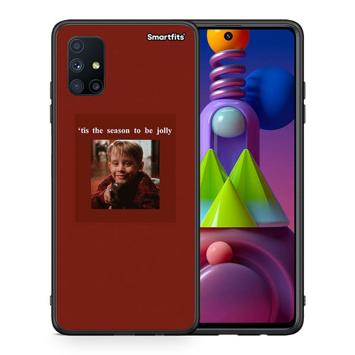 Θήκη Samsung Galaxy M51 Xmas Ultimate Spirit από τη Smartfits με σχέδιο στο πίσω μέρος και μαύρο περίβλημα | Samsung Galaxy M51 Xmas Ultimate Spirit case with colorful back and black bezels