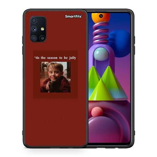Θήκη Samsung Galaxy M51 Xmas Ultimate Spirit από τη Smartfits με σχέδιο στο πίσω μέρος και μαύρο περίβλημα | Samsung Galaxy M51 Xmas Ultimate Spirit case with colorful back and black bezels