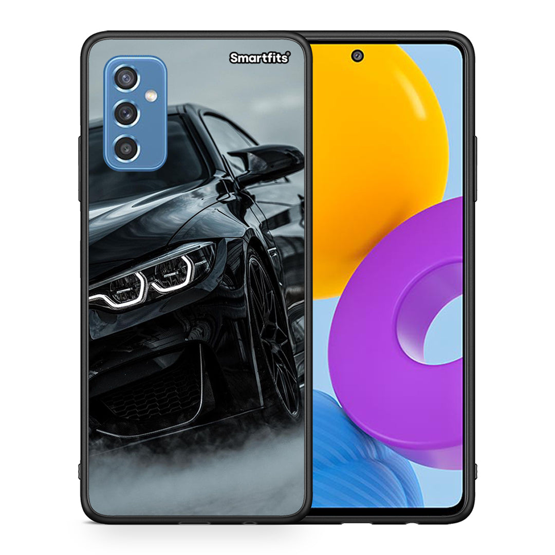 Θήκη Samsung M52 5G Black BMW από τη Smartfits με σχέδιο στο πίσω μέρος και μαύρο περίβλημα | Samsung M52 5G Black BMW case with colorful back and black bezels