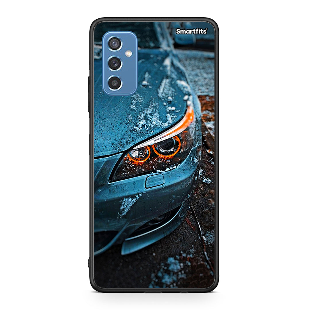 Samsung M52 5G Bmw E60 Θήκη από τη Smartfits με σχέδιο στο πίσω μέρος και μαύρο περίβλημα | Smartphone case with colorful back and black bezels by Smartfits