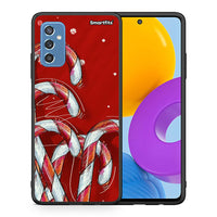 Thumbnail for Θήκη Samsung M52 5G Candy Cane από τη Smartfits με σχέδιο στο πίσω μέρος και μαύρο περίβλημα | Samsung M52 5G Candy Cane case with colorful back and black bezels