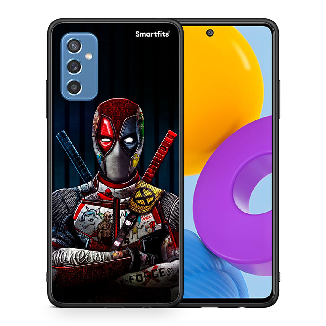 Θήκη Samsung M52 5G Funny Guy από τη Smartfits με σχέδιο στο πίσω μέρος και μαύρο περίβλημα | Samsung M52 5G Funny Guy case with colorful back and black bezels