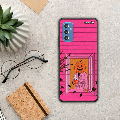 Halloween Pumpkin Lady - Samsung Galaxy M52 5G θήκη
