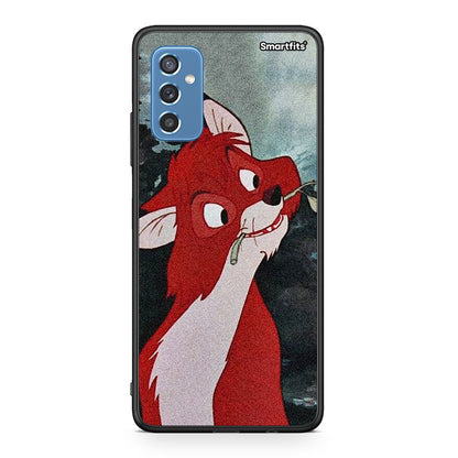 Samsung M52 5G Tod And Vixey Love 1 θήκη από τη Smartfits με σχέδιο στο πίσω μέρος και μαύρο περίβλημα | Smartphone case with colorful back and black bezels by Smartfits