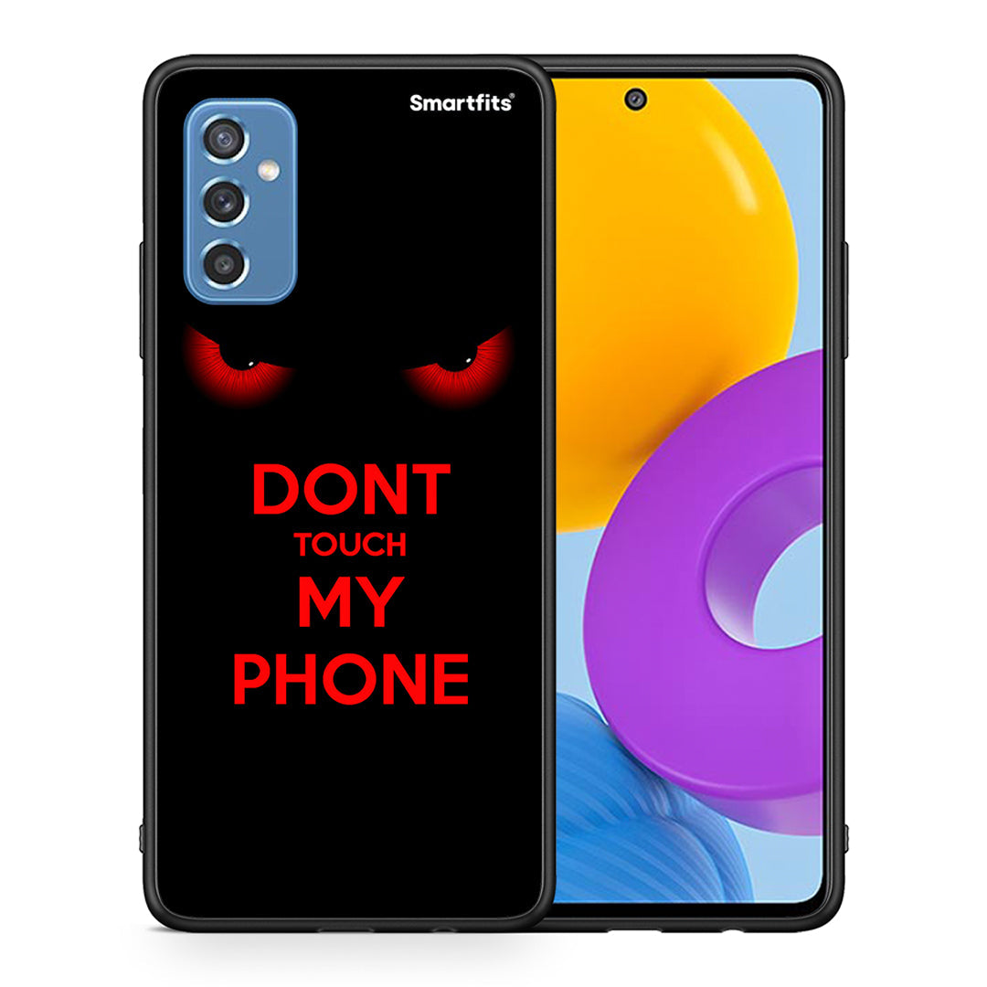 Θήκη Samsung M52 5G Touch My Phone από τη Smartfits με σχέδιο στο πίσω μέρος και μαύρο περίβλημα | Samsung M52 5G Touch My Phone case with colorful back and black bezels