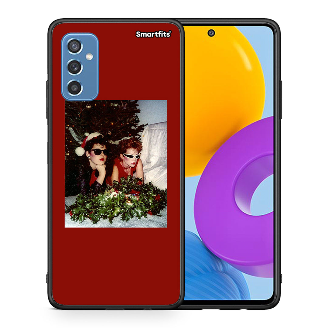 Θήκη Samsung M52 5G Waiting For Xmas από τη Smartfits με σχέδιο στο πίσω μέρος και μαύρο περίβλημα | Samsung M52 5G Waiting For Xmas case with colorful back and black bezels