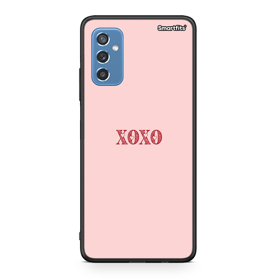 Samsung M52 5G XOXO Love θήκη από τη Smartfits με σχέδιο στο πίσω μέρος και μαύρο περίβλημα | Smartphone case with colorful back and black bezels by Smartfits
