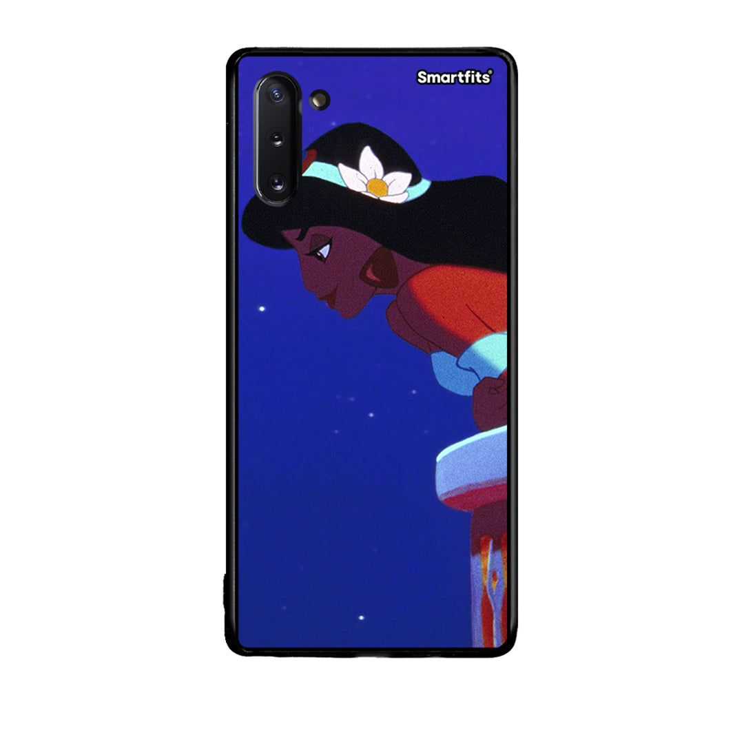 Samsung Note 10 Alladin And Jasmine Love 2 θήκη από τη Smartfits με σχέδιο στο πίσω μέρος και μαύρο περίβλημα | Smartphone case with colorful back and black bezels by Smartfits
