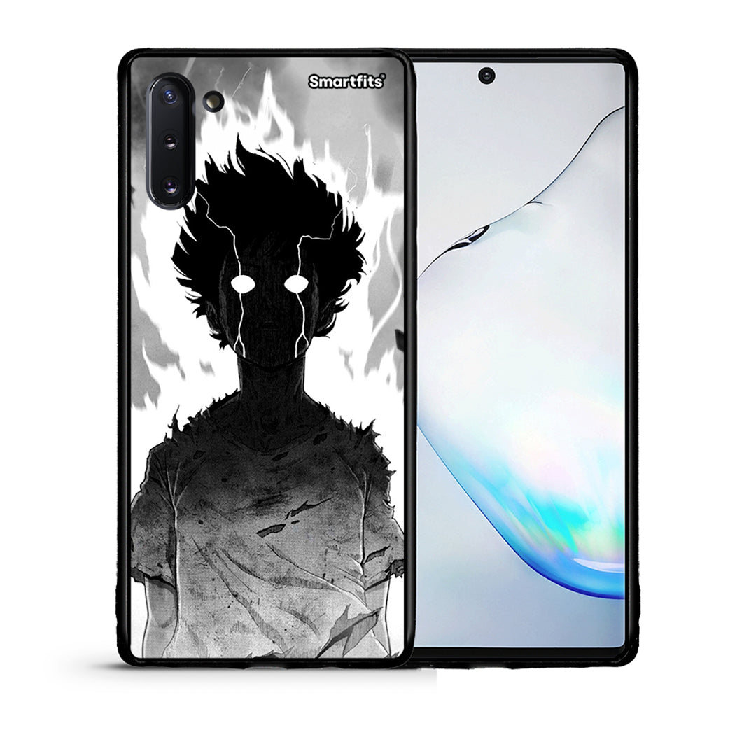 Θήκη Samsung Note 10 Anime Boy από τη Smartfits με σχέδιο στο πίσω μέρος και μαύρο περίβλημα | Samsung Note 10 Anime Boy case with colorful back and black bezels