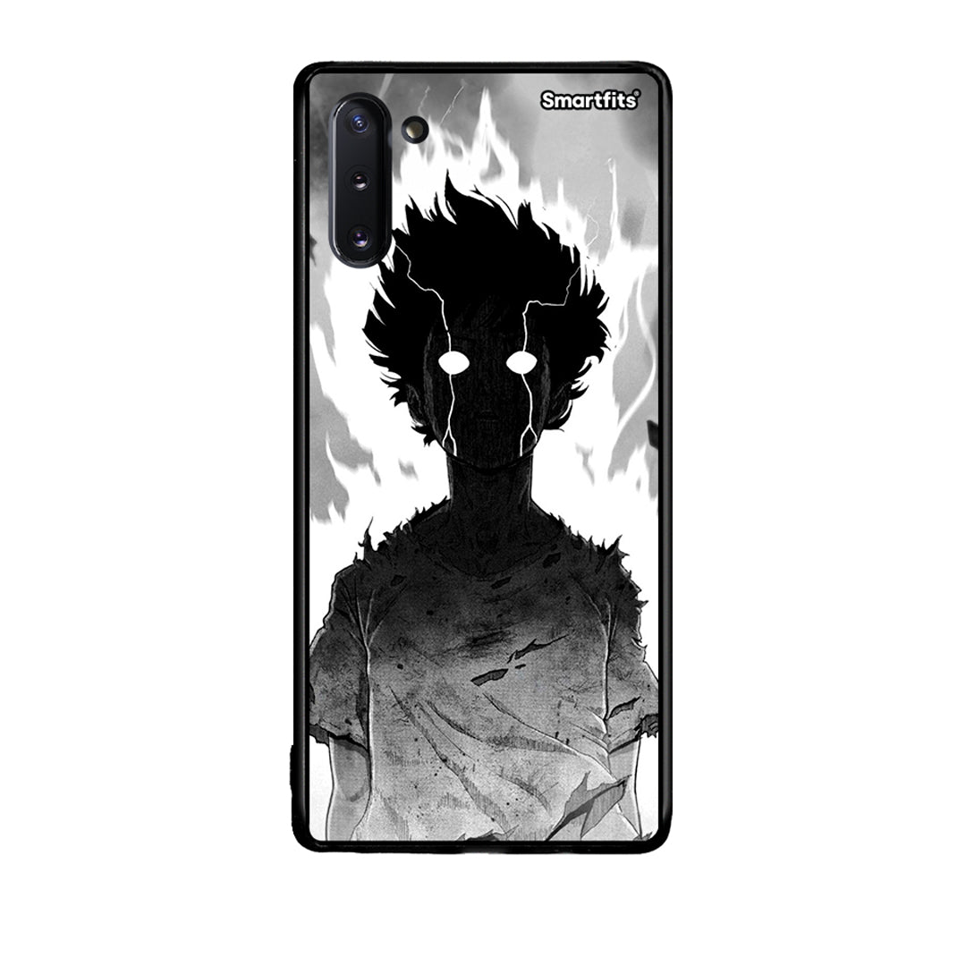 Samsung Note 10 Anime Boy Θήκη από τη Smartfits με σχέδιο στο πίσω μέρος και μαύρο περίβλημα | Smartphone case with colorful back and black bezels by Smartfits