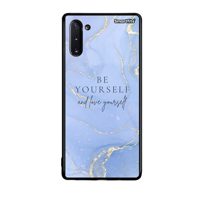 Samsung Note 10 Be Yourself θήκη από τη Smartfits με σχέδιο στο πίσω μέρος και μαύρο περίβλημα | Smartphone case with colorful back and black bezels by Smartfits