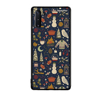 Thumbnail for Samsung Note 10 Christmas Elements θήκη από τη Smartfits με σχέδιο στο πίσω μέρος και μαύρο περίβλημα | Smartphone case with colorful back and black bezels by Smartfits