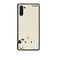 Thumbnail for Samsung Note 10 Dalmatians Love θήκη από τη Smartfits με σχέδιο στο πίσω μέρος και μαύρο περίβλημα | Smartphone case with colorful back and black bezels by Smartfits