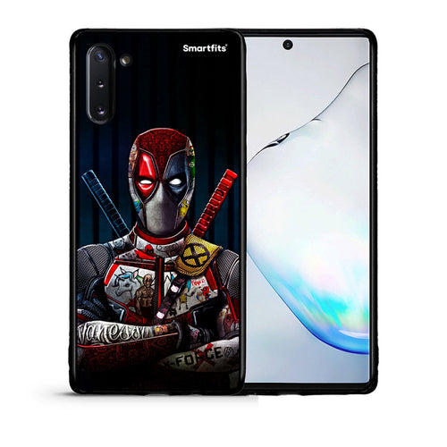 Θήκη Samsung Note 10 Funny Guy από τη Smartfits με σχέδιο στο πίσω μέρος και μαύρο περίβλημα | Samsung Note 10 Funny Guy case with colorful back and black bezels