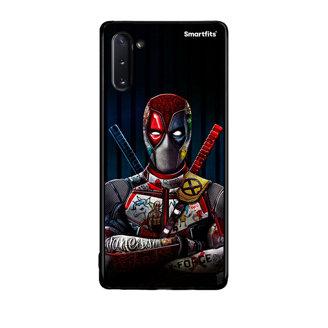 Samsung Note 10 Funny Guy θήκη από τη Smartfits με σχέδιο στο πίσω μέρος και μαύρο περίβλημα | Smartphone case with colorful back and black bezels by Smartfits