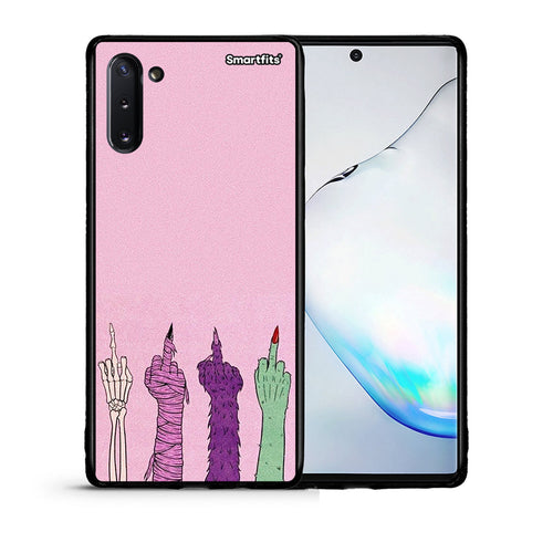Θήκη Samsung Note 10 Halloween Be A Lady από τη Smartfits με σχέδιο στο πίσω μέρος και μαύρο περίβλημα | Samsung Note 10 Halloween Be A Lady case with colorful back and black bezels