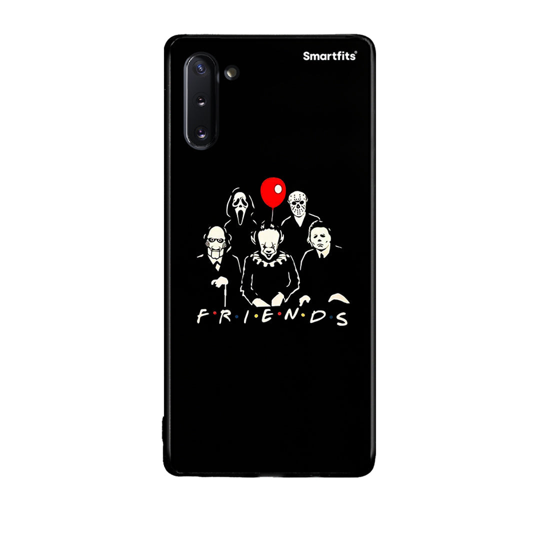 Samsung Note 10 Halloween Friends Θήκη από τη Smartfits με σχέδιο στο πίσω μέρος και μαύρο περίβλημα | Smartphone case with colorful back and black bezels by Smartfits