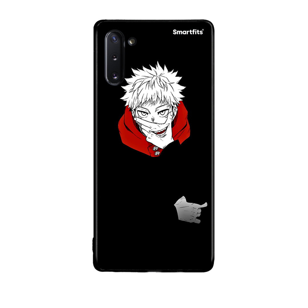 Samsung Note 10 Itadori Anime θήκη από τη Smartfits με σχέδιο στο πίσω μέρος και μαύρο περίβλημα | Smartphone case with colorful back and black bezels by Smartfits