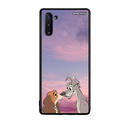 Samsung Note 10 Lady And Tramp θήκη από τη Smartfits με σχέδιο στο πίσω μέρος και μαύρο περίβλημα | Smartphone case with colorful back and black bezels by Smartfits