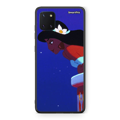 Samsung Note 10 Lite Alladin And Jasmine Love 2 θήκη από τη Smartfits με σχέδιο στο πίσω μέρος και μαύρο περίβλημα | Smartphone case with colorful back and black bezels by Smartfits