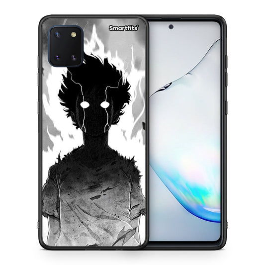 Θήκη Samsung Note 10 Lite Anime Boy από τη Smartfits με σχέδιο στο πίσω μέρος και μαύρο περίβλημα | Samsung Note 10 Lite Anime Boy case with colorful back and black bezels