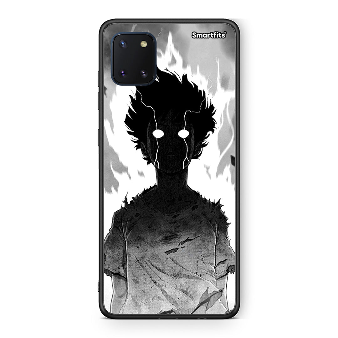 Samsung Note 10 Lite Anime Boy Θήκη από τη Smartfits με σχέδιο στο πίσω μέρος και μαύρο περίβλημα | Smartphone case with colorful back and black bezels by Smartfits