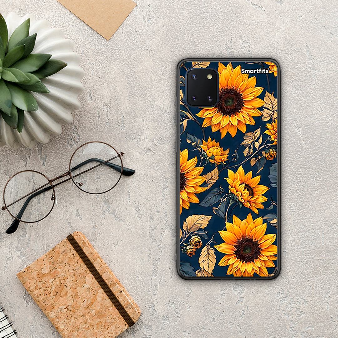 Autumn Sunflowers - Samsung Galaxy Note 10 Lite θήκη