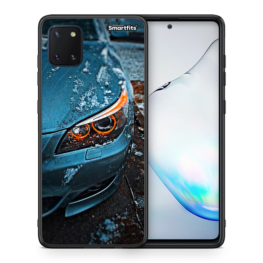 Θήκη Samsung Note 10 Lite Bmw E60 από τη Smartfits με σχέδιο στο πίσω μέρος και μαύρο περίβλημα | Samsung Note 10 Lite Bmw E60 case with colorful back and black bezels