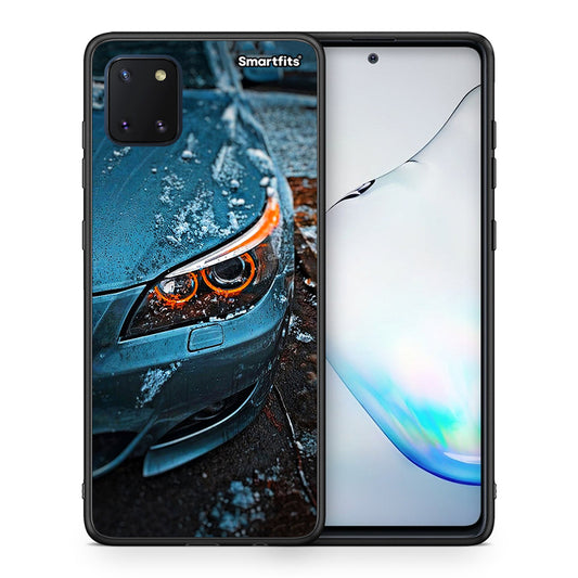 Θήκη Samsung Note 10 Lite Bmw E60 από τη Smartfits με σχέδιο στο πίσω μέρος και μαύρο περίβλημα | Samsung Note 10 Lite Bmw E60 case with colorful back and black bezels