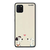 Thumbnail for Samsung Note 10 Lite Dalmatians Love θήκη από τη Smartfits με σχέδιο στο πίσω μέρος και μαύρο περίβλημα | Smartphone case with colorful back and black bezels by Smartfits