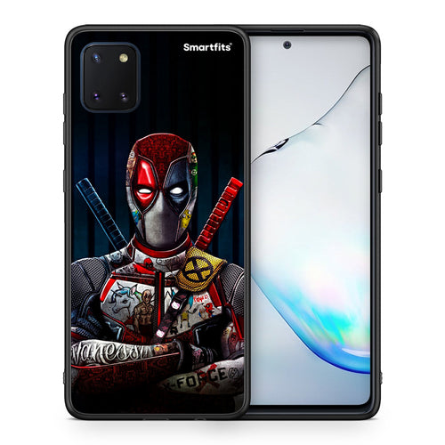 Θήκη Samsung Note 10 Lite Funny Guy από τη Smartfits με σχέδιο στο πίσω μέρος και μαύρο περίβλημα | Samsung Note 10 Lite Funny Guy case with colorful back and black bezels