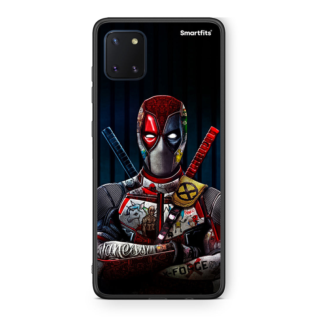 Samsung Note 10 Lite Funny Guy θήκη από τη Smartfits με σχέδιο στο πίσω μέρος και μαύρο περίβλημα | Smartphone case with colorful back and black bezels by Smartfits