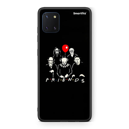 Samsung Note 10 Lite Halloween Friends Θήκη από τη Smartfits με σχέδιο στο πίσω μέρος και μαύρο περίβλημα | Smartphone case with colorful back and black bezels by Smartfits