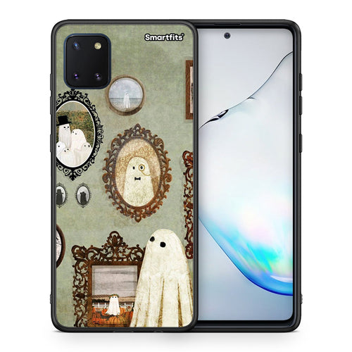 Θήκη Samsung Note 10 Lite Halloween Ghost Season από τη Smartfits με σχέδιο στο πίσω μέρος και μαύρο περίβλημα | Samsung Note 10 Lite Halloween Ghost Season case with colorful back and black bezels
