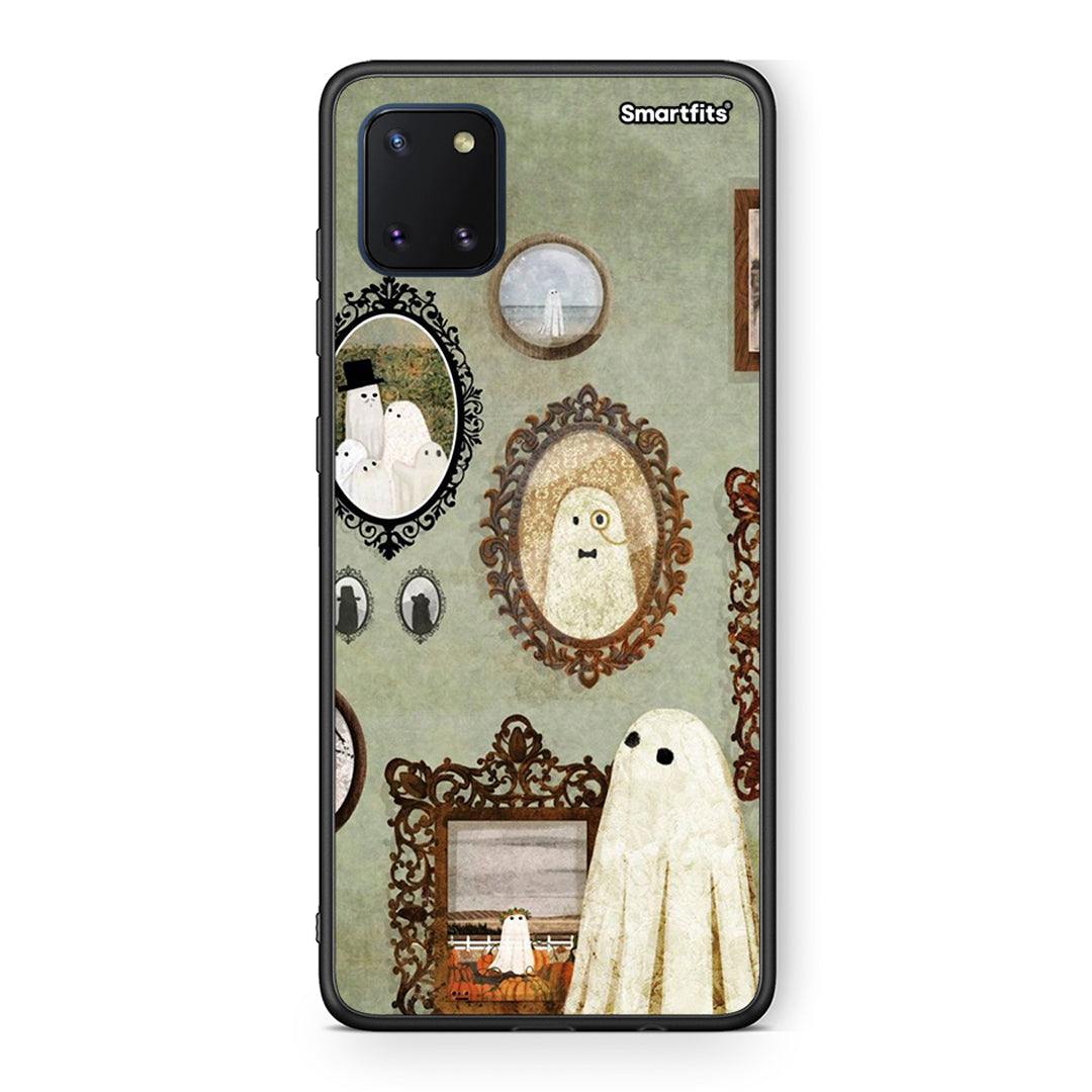 Samsung Note 10 Lite Halloween Ghost Season Θήκη από τη Smartfits με σχέδιο στο πίσω μέρος και μαύρο περίβλημα | Smartphone case with colorful back and black bezels by Smartfits