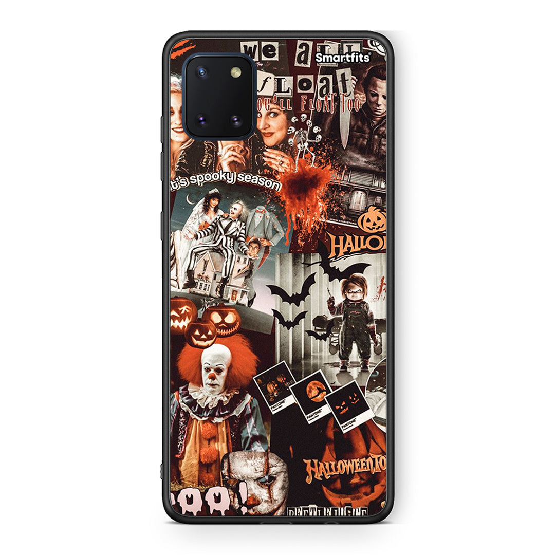Samsung Note 10 Lite Halloween Spooky Season Θήκη από τη Smartfits με σχέδιο στο πίσω μέρος και μαύρο περίβλημα | Smartphone case with colorful back and black bezels by Smartfits