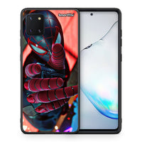 Thumbnail for Θήκη Samsung Note 10 Lite Spider Hand από τη Smartfits με σχέδιο στο πίσω μέρος και μαύρο περίβλημα | Samsung Note 10 Lite Spider Hand case with colorful back and black bezels