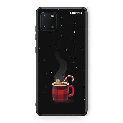 Samsung Note 10 Lite Xmas Bathing θήκη από τη Smartfits με σχέδιο στο πίσω μέρος και μαύρο περίβλημα | Smartphone case with colorful back and black bezels by Smartfits