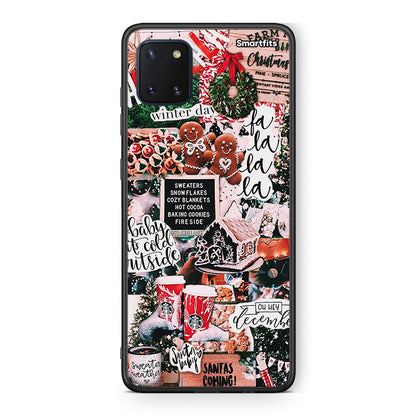 Samsung Note 10 Lite Xmas Habbits θήκη από τη Smartfits με σχέδιο στο πίσω μέρος και μαύρο περίβλημα | Smartphone case with colorful back and black bezels by Smartfits