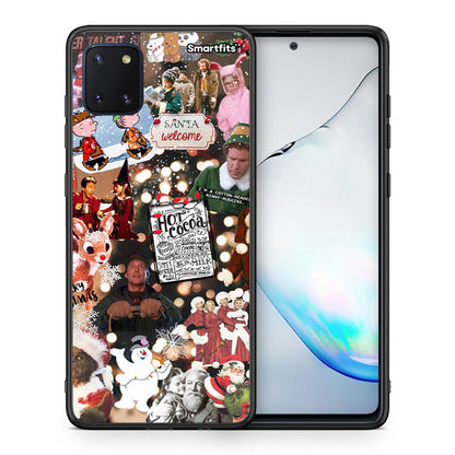 Θήκη Samsung Note 10 Lite Xmas Movies από τη Smartfits με σχέδιο στο πίσω μέρος και μαύρο περίβλημα | Samsung Note 10 Lite Xmas Movies case with colorful back and black bezels