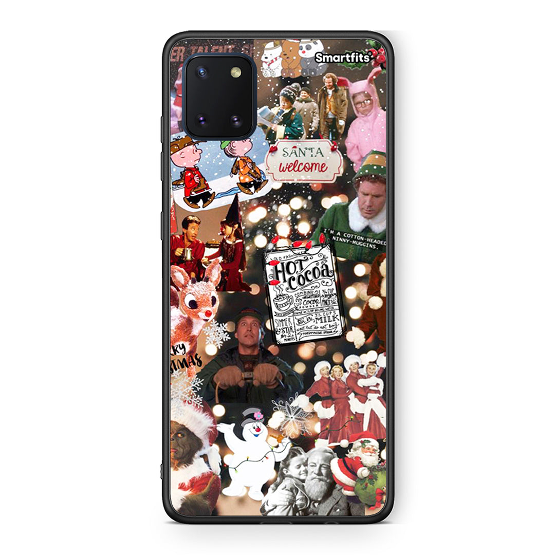 Samsung Note 10 Lite Xmas Movies θήκη από τη Smartfits με σχέδιο στο πίσω μέρος και μαύρο περίβλημα | Smartphone case with colorful back and black bezels by Smartfits