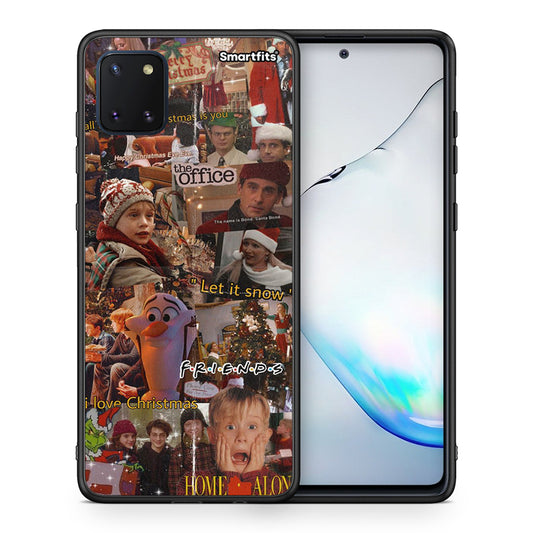 Θήκη Samsung Note 10 Lite Xmas Wishes από τη Smartfits με σχέδιο στο πίσω μέρος και μαύρο περίβλημα | Samsung Note 10 Lite Xmas Wishes case with colorful back and black bezels