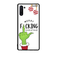 Thumbnail for Samsung Note 10 Merry F Xmas θήκη από τη Smartfits με σχέδιο στο πίσω μέρος και μαύρο περίβλημα | Smartphone case with colorful back and black bezels by Smartfits