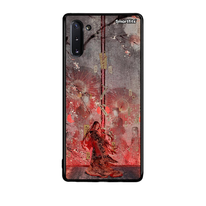 Samsung Note 10 Nezuko Kamado θήκη από τη Smartfits με σχέδιο στο πίσω μέρος και μαύρο περίβλημα | Smartphone case with colorful back and black bezels by Smartfits