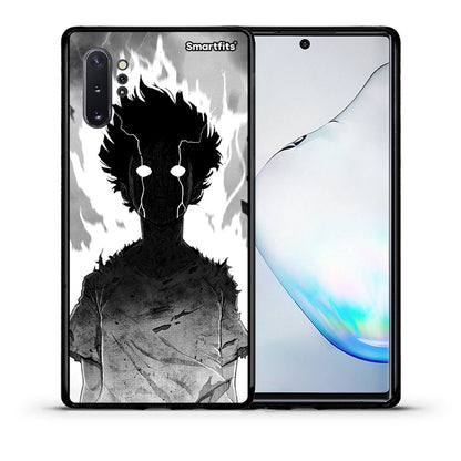 Θήκη Samsung Note 10+ Anime Boy από τη Smartfits με σχέδιο στο πίσω μέρος και μαύρο περίβλημα | Samsung Note 10+ Anime Boy case with colorful back and black bezels