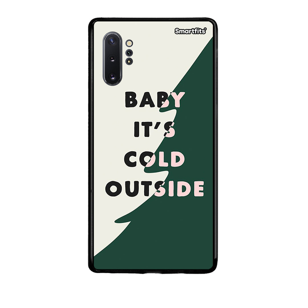 Samsung Note 10+ Cold Outside θήκη από τη Smartfits με σχέδιο στο πίσω μέρος και μαύρο περίβλημα | Smartphone case with colorful back and black bezels by Smartfits