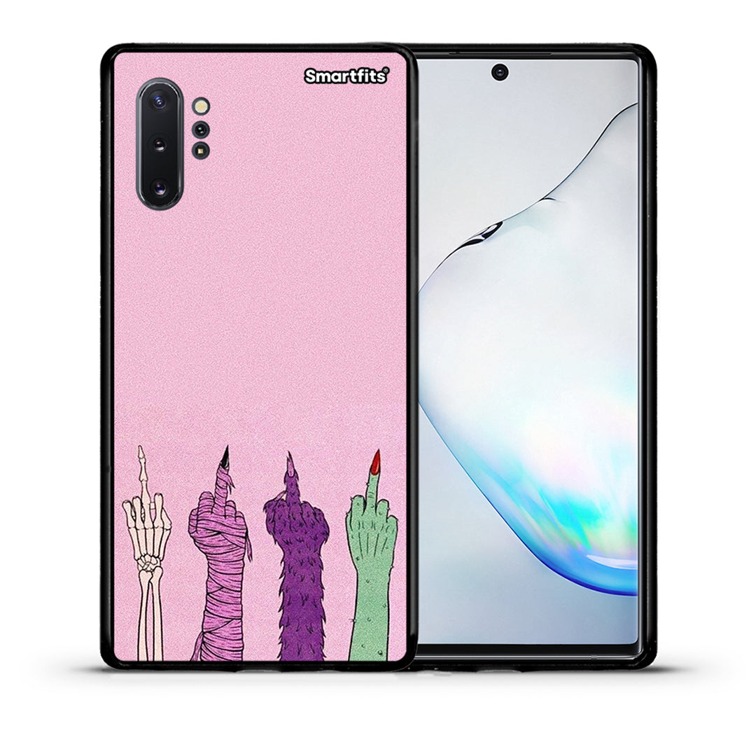 Θήκη Samsung Note 10+ Halloween Be A Lady από τη Smartfits με σχέδιο στο πίσω μέρος και μαύρο περίβλημα | Samsung Note 10+ Halloween Be A Lady case with colorful back and black bezels