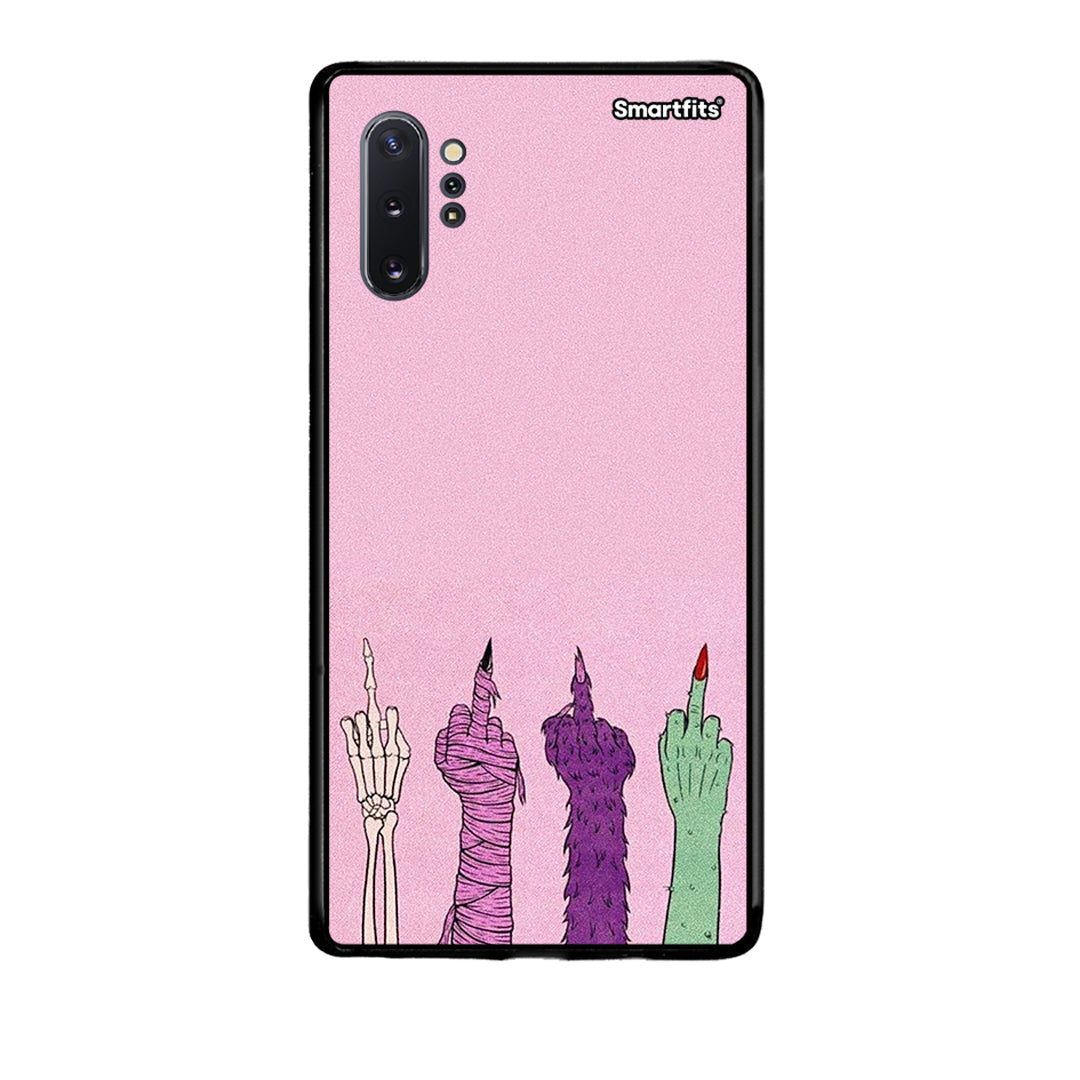 Samsung Note 10+ Halloween Be A Lady Θήκη από τη Smartfits με σχέδιο στο πίσω μέρος και μαύρο περίβλημα | Smartphone case with colorful back and black bezels by Smartfits